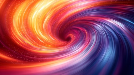 Obraz premium Abstract swirling vibrant colors