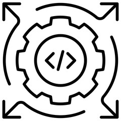 Devops Line Icon