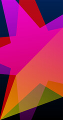 abstract colorful background with stars