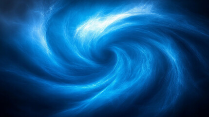 A blue abstract swirl vortex portal design symbolizing transformation and energy. The shining star and glowing light in the background evoke futuristic themes of hope, innovation, and discovery.

