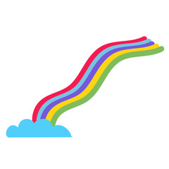 Cartoon rainbow
