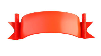 outdoor banner fluttering 3D icon