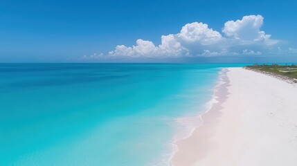 Obraz premium Arafly beach features stunning white sand and crystal-clear turquoise water.