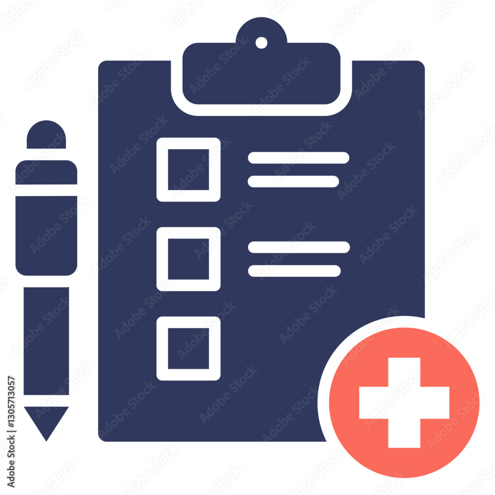 Poster Add Task Mixed Icon