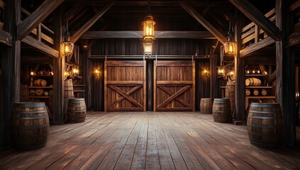 Team of Chefs in Restaurant Kitchen Preparing Food