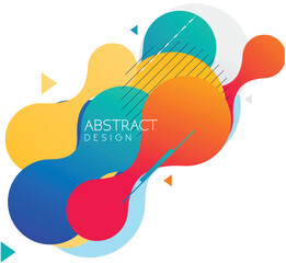 Vector illustration Abstract background with dynamic effect. Cover design template for banner, flyer and poster.