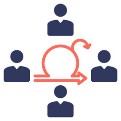 Agile Team Mixed Icon