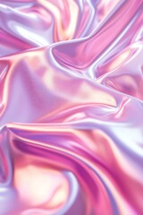 Fototapeta premium Abstract iridescent pink and purple fabric texture background.