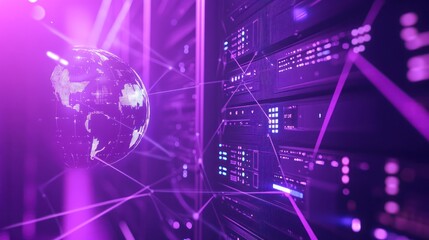 Global network connectivity through data servers and digital infrastructure
