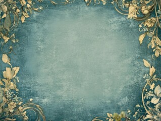 Delicate Floral Motif Wallpaper With Vintage Aesthetic 