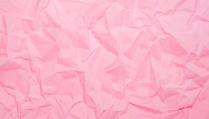 pink crumpled paper