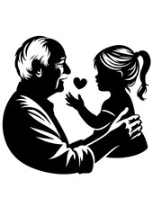 Grandpa SVG, Grandfather Svg Bundle, Grandparents Day, Grandson Svg Bundle, Grandkids Svg, Granddad Svg Clipart Vector, Grandfather Clipart, Grandparents Vector, Grandpa Vector, Grandpa Silhouette, Gr