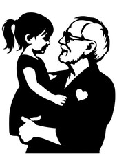 Grandpa SVG, Grandfather Svg Bundle, Grandparents Day, Grandson Svg Bundle, Grandkids Svg, Granddad Svg Clipart Vector, Grandfather Clipart, Grandparents Vector, Grandpa Vector, Grandpa Silhouette, Gr