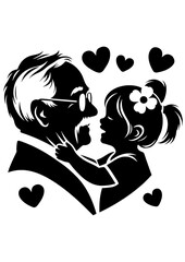 Grandpa SVG, Grandfather Svg Bundle, Grandparents Day, Grandson Svg Bundle, Grandkids Svg, Granddad Svg Clipart Vector, Grandfather Clipart, Grandparents Vector, Grandpa Vector, Grandpa Silhouette, Gr