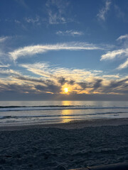 Obraz premium sunset over the sea