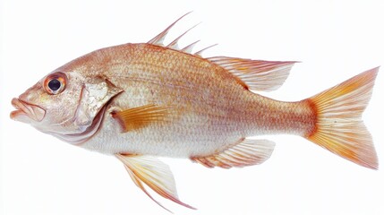 Fish species exploration red snapper ocean habitat marine life natural environment side view aquatic diversity