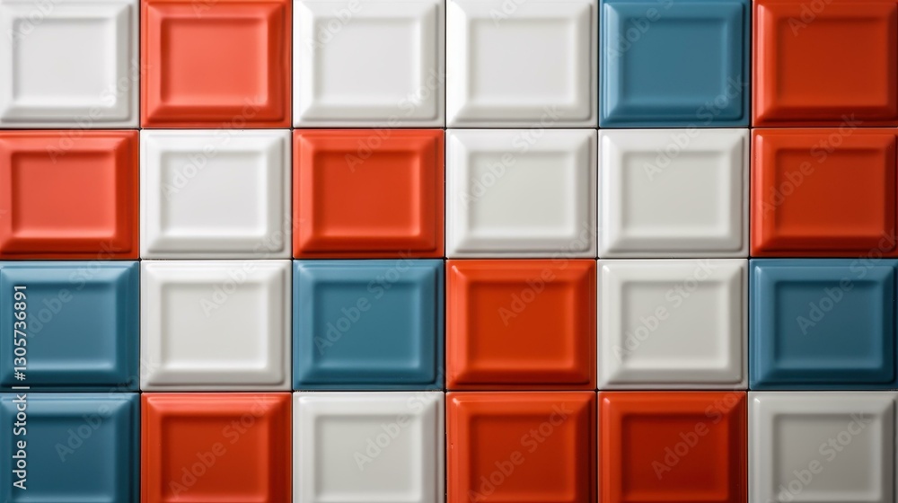 Poster brighten your space with this vibrant tile wall, featuring an array of colorful pieces that create a