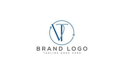 letter VT logo design vector template design for brand.