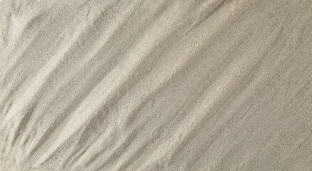 Desert sand pile, dune background and texute, top view	