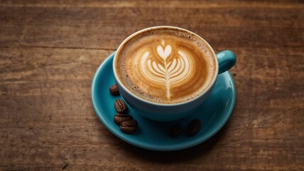 Fototapeta premium Cup of coffee on a table