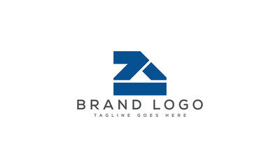 letter ZA logo design vector template design for brand.