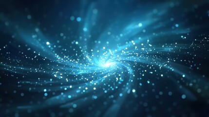 Obraz premium Journey through a stunning galaxy, where bright stars shine amidst a swirling black hole, sparking imagination and wonder.