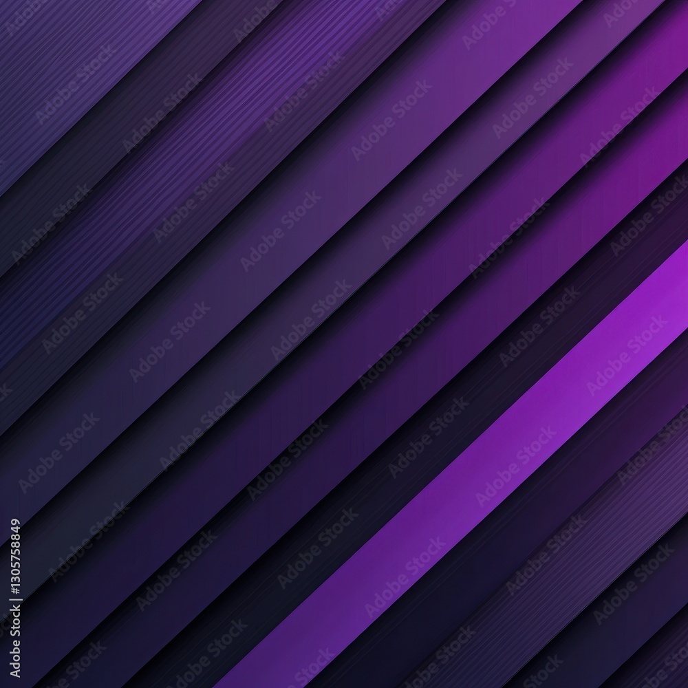 Poster abstract diagonal lines in vibrant shades of purple and dark tones creating a modern background with