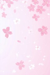 Beautiful background template made of Spring flowers.