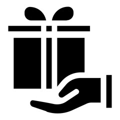 hand holding a gift