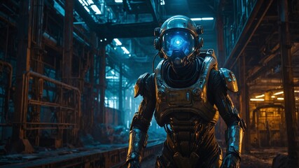 Cyborg in ambiente industriale