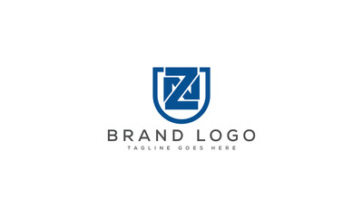 letter NZ logo design vector template design for brand.