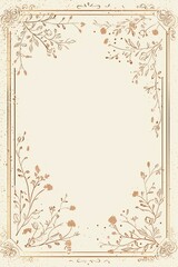 Decorative flowers rose poster invitation cardtemplate