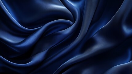 Fototapeta premium Deep navy and indigo sky, moody and sleek with subtle flowing patterns