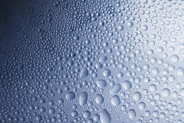 Macro texture of water condensed as background