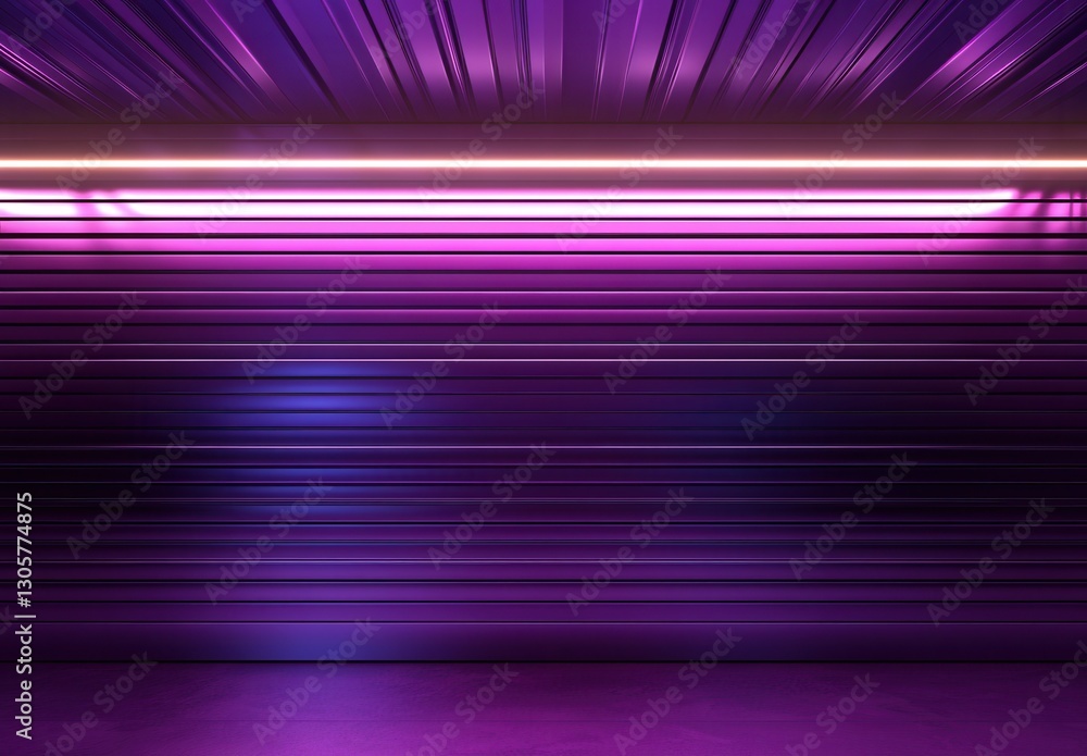 Poster abstract purple and violet background with illuminated lines creating a modern and sleek aesthetic f