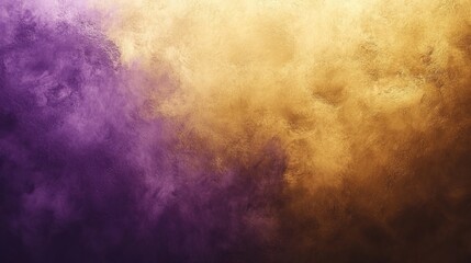 Golden brown and purple abstract fog texture, smooth and soft blending with cloud-like gradient