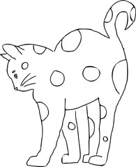 Polka Dot Cat