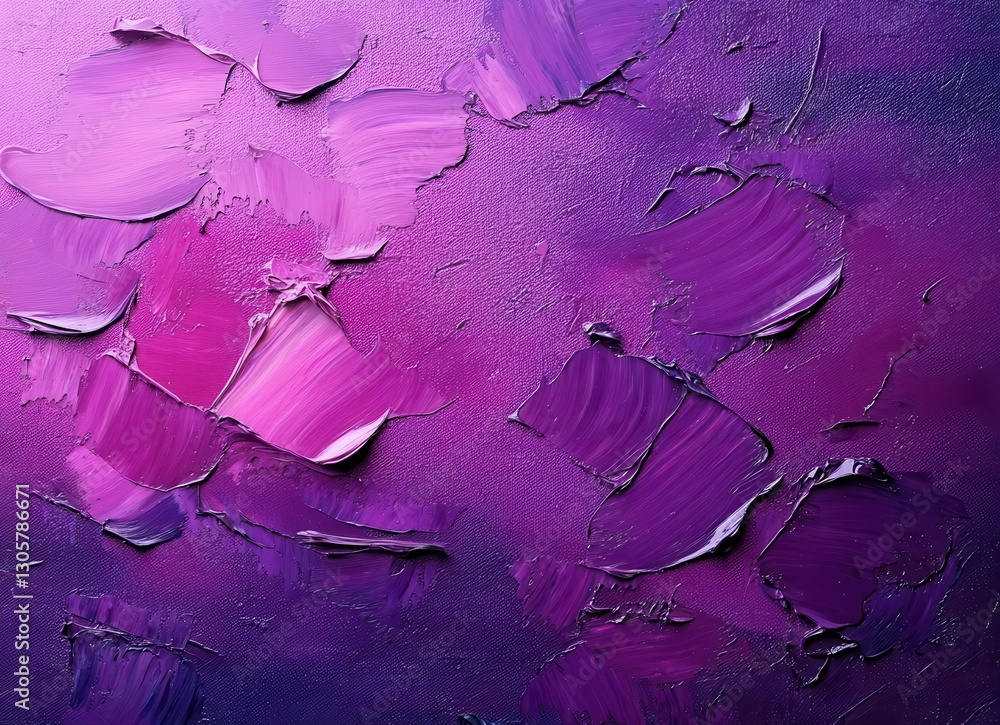 Aufkleber abstract textured background with vibrant shades of purple and pink created using thick paint stroke
