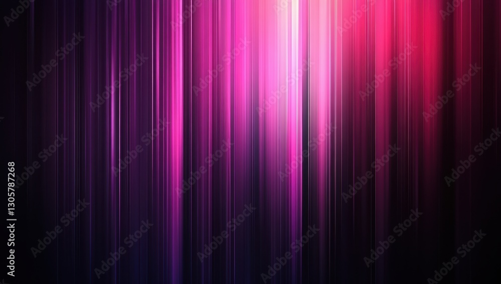 Poster abstract vertical lines in vibrant purple and pink hues creating a dynamic background for artistic a