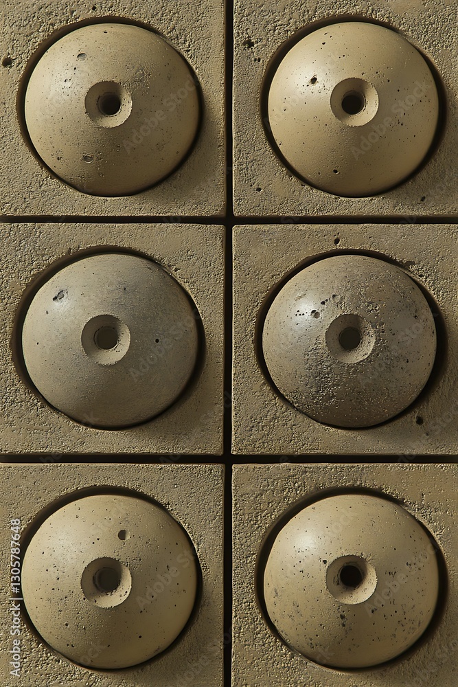 Poster minimalist architectural composition of modular stone elements background
