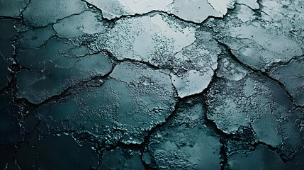 Cracked Dark Surface Texture
