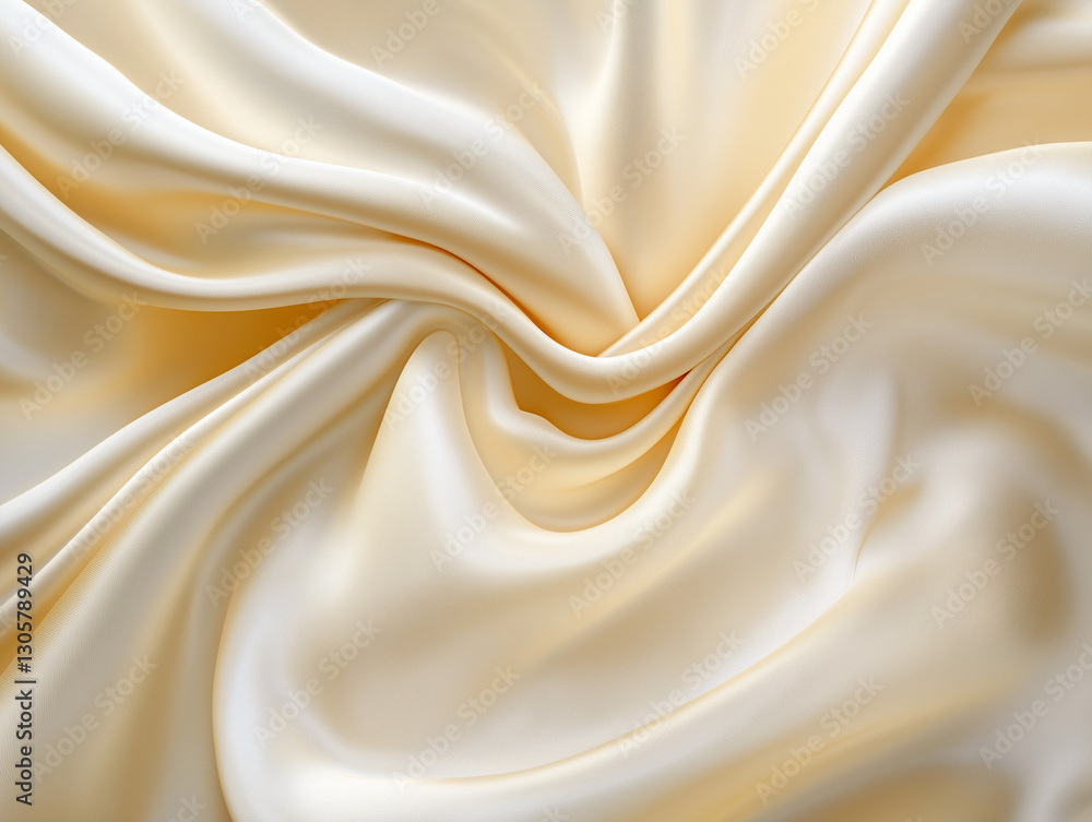 Poster elegant abstract silky waves: smooth flowing fabric design texture background art soft curvy drape