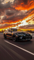 Obraz premium car on the road