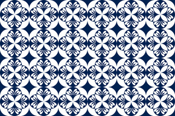 Background illustration, artistic geometric pattern, repeating pattern, simple squares, circles and arcs. Traditional art, seamless, ethnic style, for designing patterns, textiles, tiles, covers.