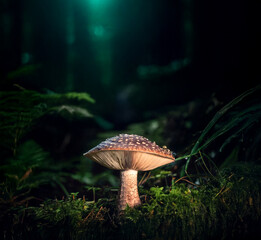 Fototapeta premium mushroom in the forest