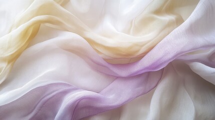 Obraz premium Soft ivory and pale lavender gradient, delicate and dreamy with subtle flowing patterns
