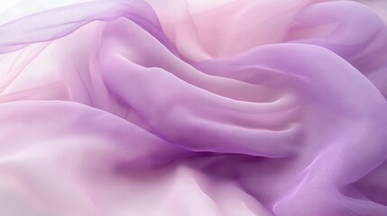 Obraz premium Soft lavender and coral blend, delicate and light with smooth fluid transitions