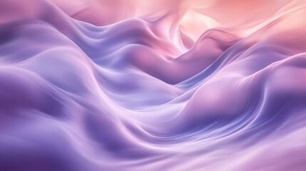 Obraz premium Soft lavender and light pink clouds, delicate and dreamy with smooth flowing patterns and subtle highlights