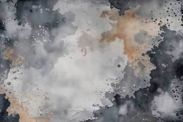 Sophisticated Gray Canvas Texture Featuring Vintage Grunge Aesthetic and Gentle Watercolor Backdrop