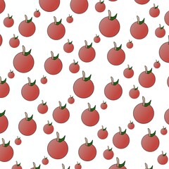 seamless pattern with apples